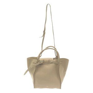 Celine Big Bag Small 2-Way Tote Shoulder Bag Grayish